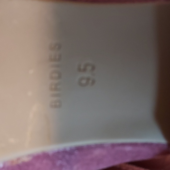 Birdies The Swan Jeweled Raspberry Velvet Mule - Picture 14 of 15